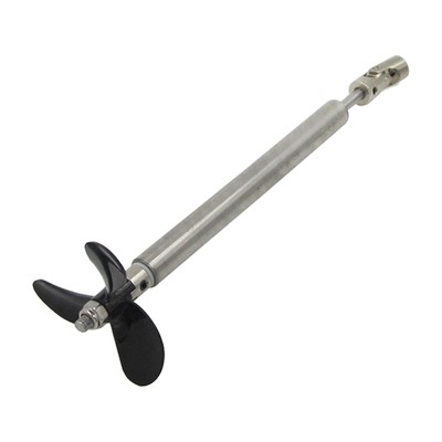 NEW Bootswelle mit Propeller und Universalgelenk für modifiziertes Bootszubehör