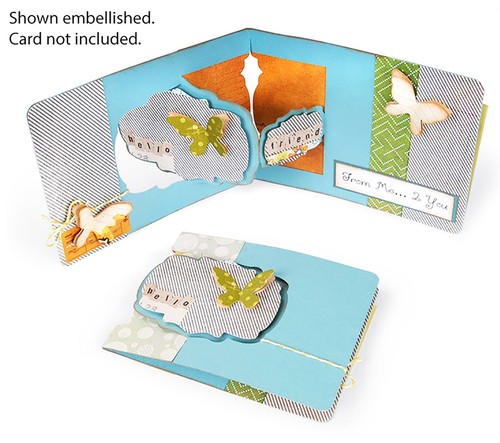 Sizzix Label Window 3D Pop Up #658372 Movers Retail 19.99 Retired, hard to find - Picture 4 of 4