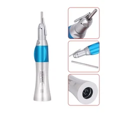 Dental Surgical Slow Low Speed Straight Nose Cone Handpiece with External Pipe