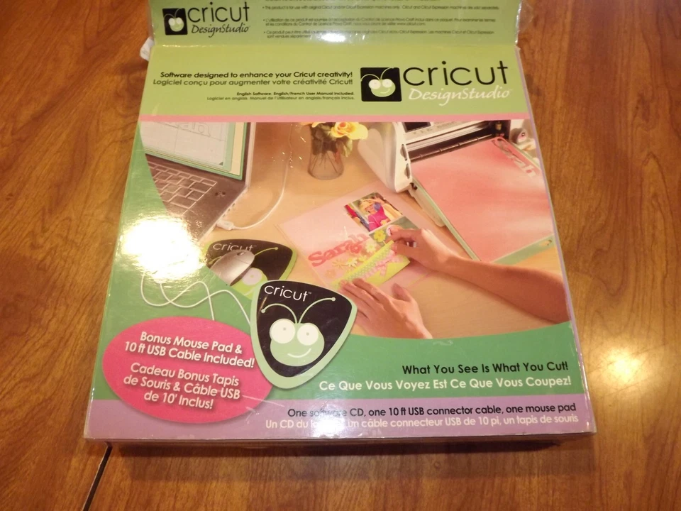 Cricut Design Studio Software 290500 Provo Craft 10ft USB Cable & Mouse - Image 2 of 2
