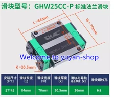 1PCS NEW FOR SHAC linear guide block GHW25CC-P #T18J YS