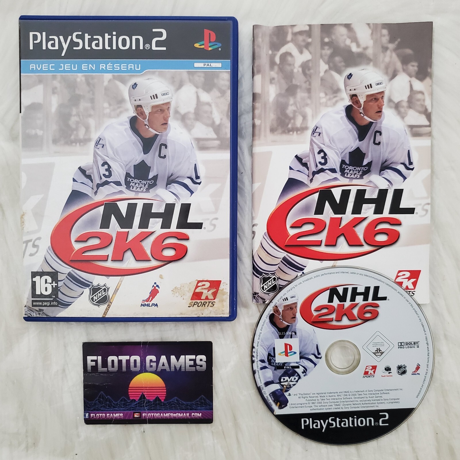 Jeu NHL 2K6 pour PS2 Complet PAL FR - Floto Games