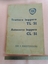 manuale uso manutenzione originale 1952 Lancia camion TL/51 CL/51 autocarro
