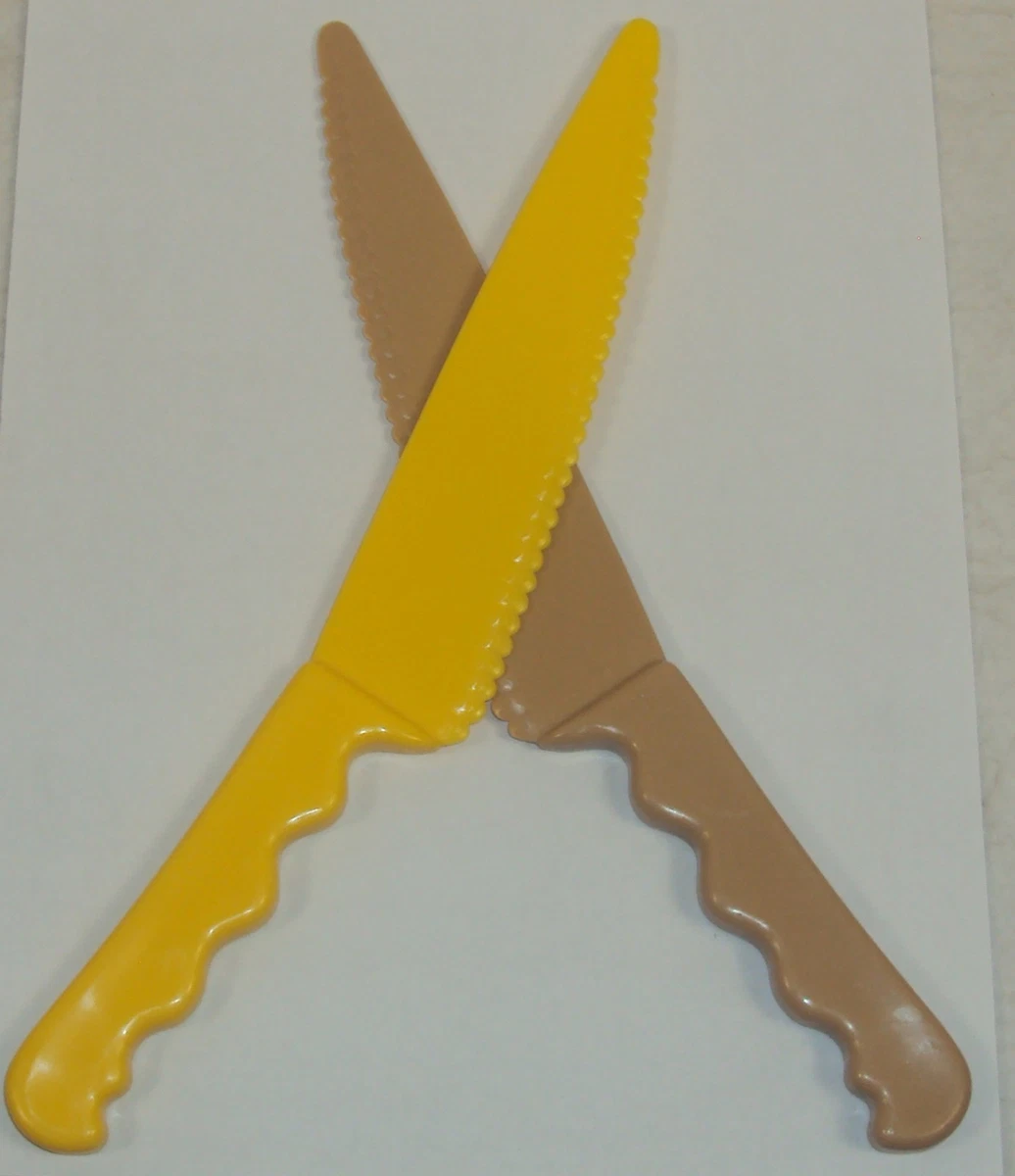 Yellow Plastic Knife