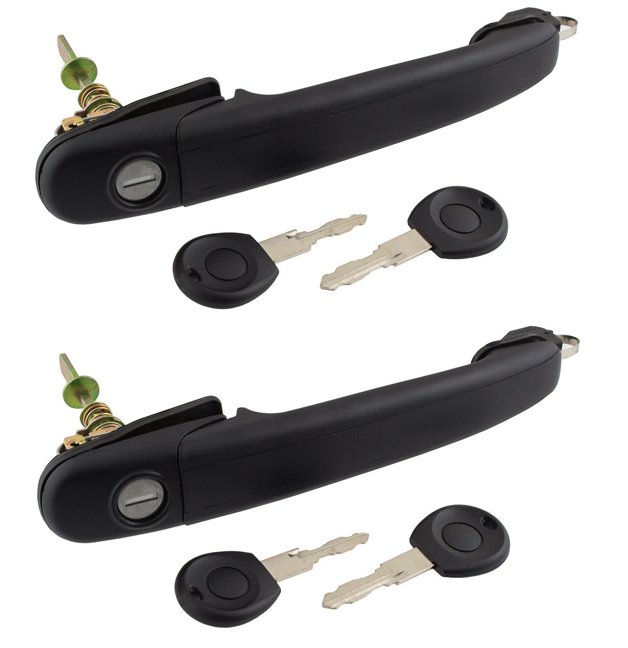 Poignée de porte extérieure avant Polo 94-01 lot de 2 poignées gauche droite noire Sharan Caddy