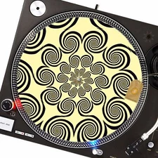 Swirls Slipmat Turntable 12" for DJ Vinyl LP Audiophile