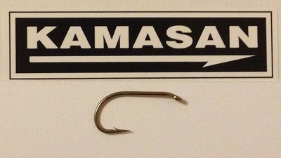 KAMASAN B170 Wet & Dry Fly Fishing Trout Hooks – 25 Hooks – All Sizes – Metal