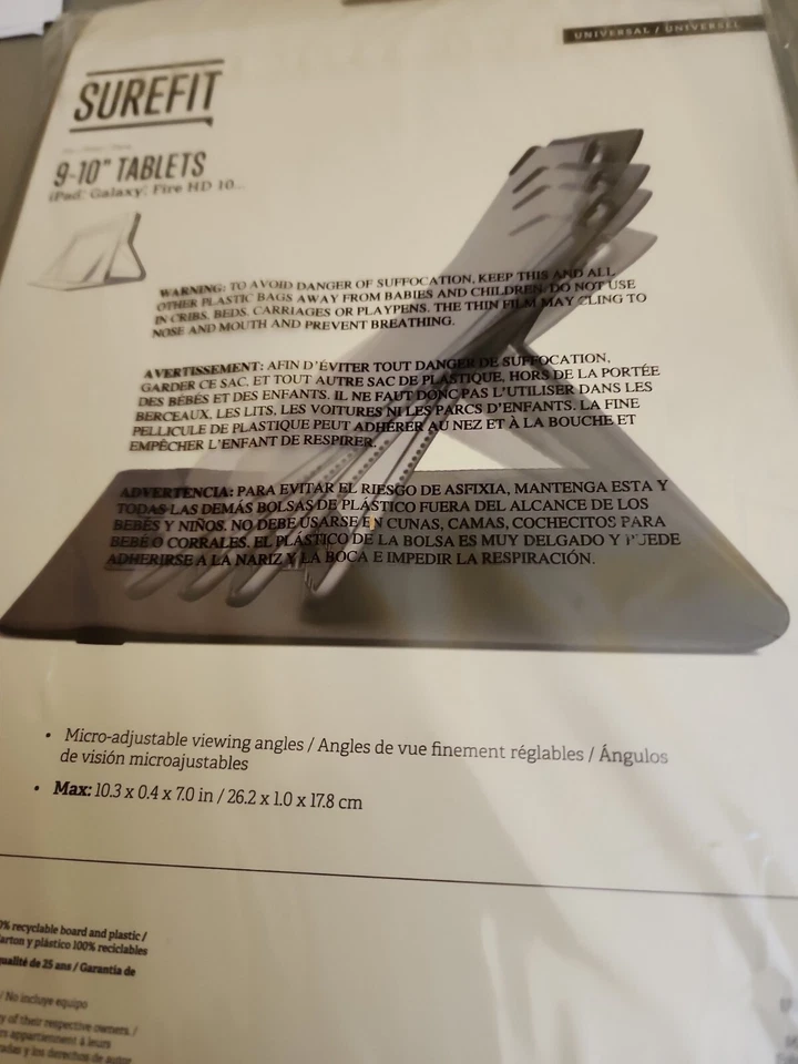 4 x Case Logic Universal 10" Tablet Case With Stand Black New 3203700 - Image 2 of 2