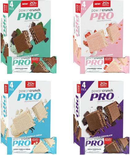 PRO Protein Wafer Bars, Variety Pack, in 4 Flavors 2.0 Ounce Bars (16 Count). Hi