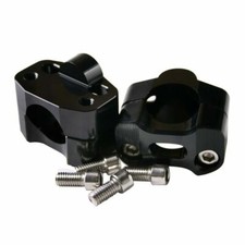 Handlebar Bar Risers Motorcycle Bar Clamps 7/8" to 1 1/8" Fat Bar Pit Dirt Bikes