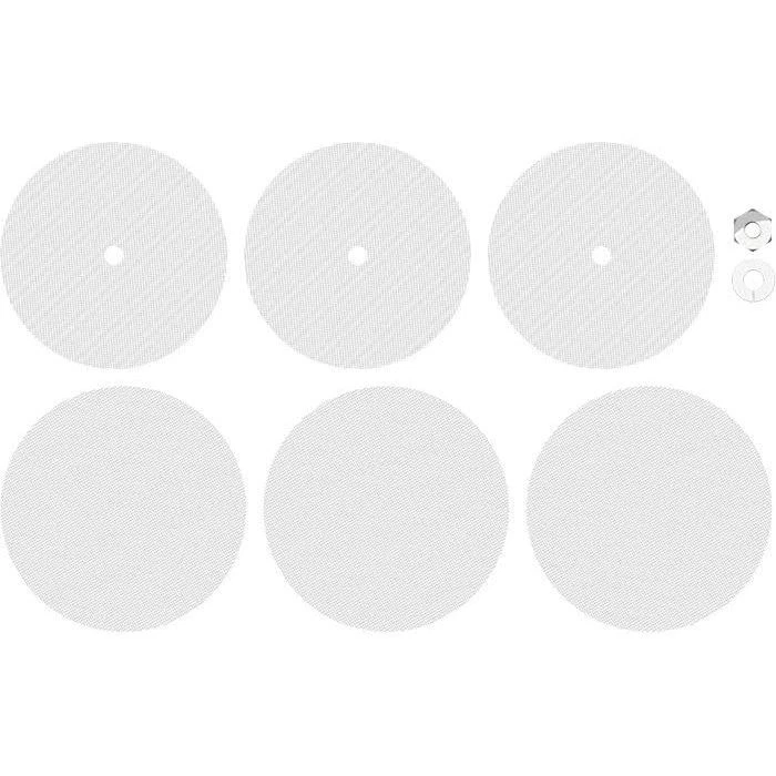 Solid Valve Fine Screen Set for Volcano Thermal Extractor, 3 Upper Screens, 3 x6