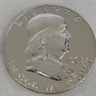 1963 Franklin Half Dollar Proof Cam in BU Condition