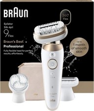 BRAUN Silk-epil 9 Flex 9-060 Epilierer Wet&Dry Akku Rasierer Peeling B-WARE