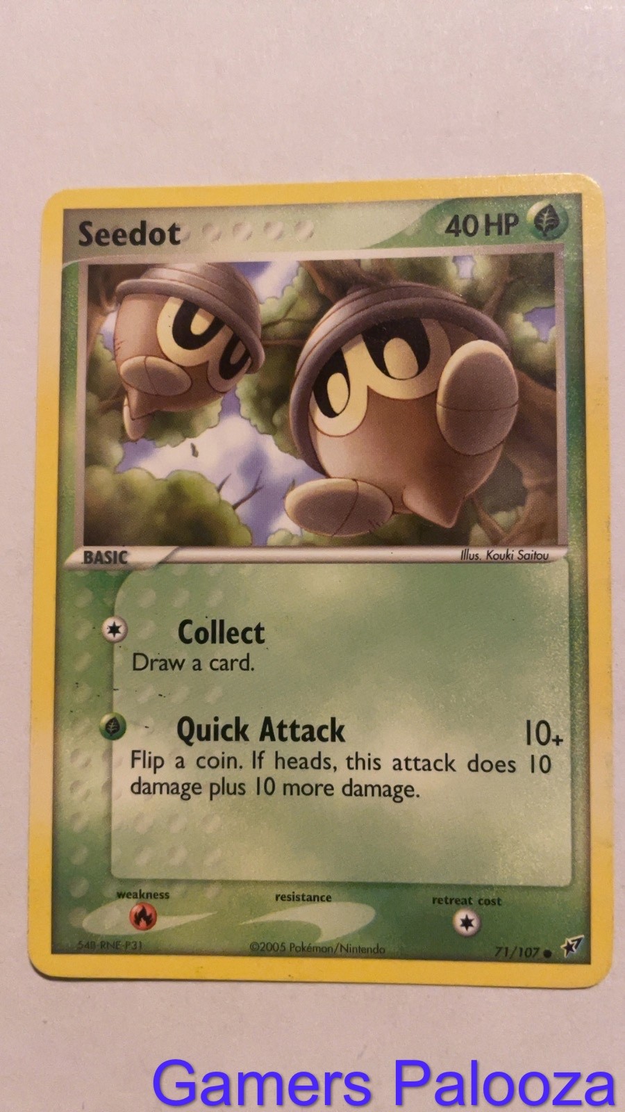 Seedot 71/107 Common Deoxys Pokemon Near Mint