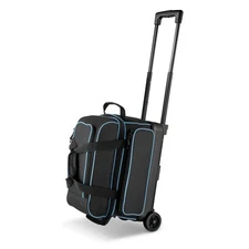 Uimoso Double Roller Bowling Bag with Wheels and Shoe Storage Compartment