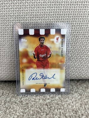 Robbie Fowler Case Hit Auto 2026 Topps Liverpool Focus Golden Hour