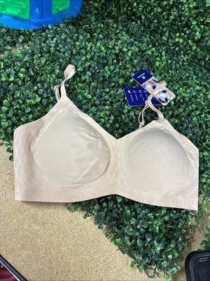 Honeylove Silhouette Wireless Lined Molded SAND Support Bra Size SM New With Tag