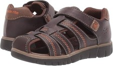 Stride Rite Wallace Sandals Machine Washable Brown Little Boys Size 10 M