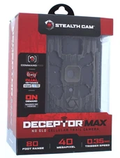 Stealth Cam Deceptor Max No Glo Cellular Trail Camera