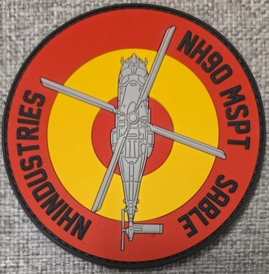 Spanish Armada NHI NH90 MSPT SABLE Helicopter 3D PVC Patch
