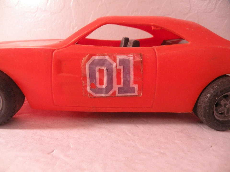 1980 Mego Dukes of Hazzard GENERAL LEE Plastic Toy Model Car Read Incomplete - Image 2 of 4