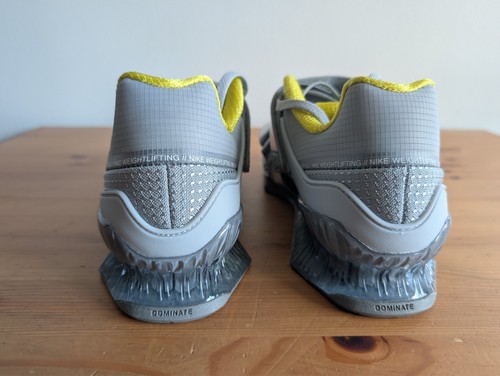 Nike Romaleos 4 SE Weightlifting Shoes Wolf Grey Men's Size 10 CD3463-002 - Picture 5 of 9