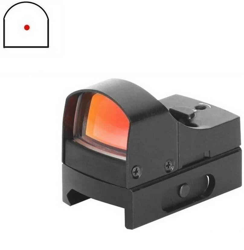 Viseur Point Rouge M1 3.5 MOA, Compact, Pour Airsoft, Pistolet, Chasse, Montage Sur Rail 20 Mm Et Pistolets MOS