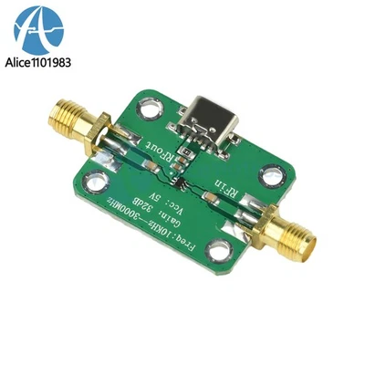 10KHz ~ 3GHz RF Wideband Amplifier module Gain 32dB Low-noise Amplifier LNA
