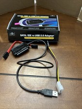 VANTEC USB 2.0 TO SATA/IDE ADAPTER FOR 2.5/3.5 in HARD DRIVES OPEN BOX