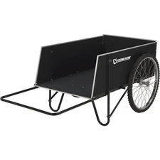 Strongway Garden Cart, 14 Cu. Ft., 400-Lb. Capacity, 26in. Pneumatic Wheels,