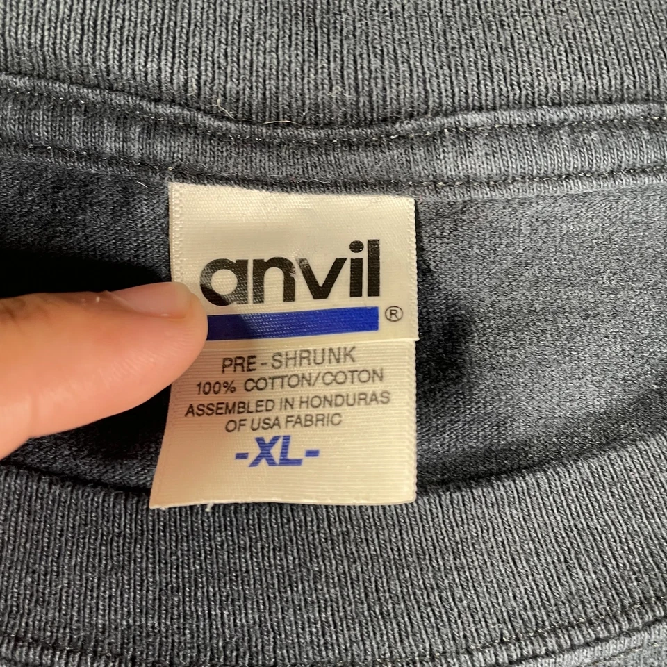 Vintage Demons & Wizards Shirt Mens XL Black Heavy Metal Band Tee Graveyard 00s - Image 2 of 4