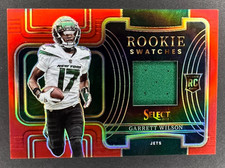 2022 Panini Select Rookie Swatches Garrett Wilson #RSW-6 Red Prizm RC !!