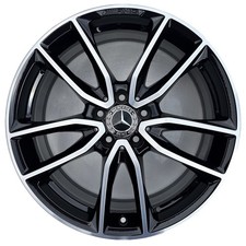 MERCEDES CLA A CLASS AMG W177 19" BLACK ALLOY WHEEL DIAMOND CUT ET49 A1774011700