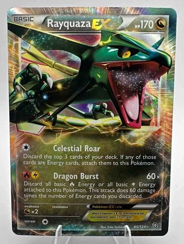 Rayquaza Holo #85 - Pokemon Black & White - Dragons Exalted 2012