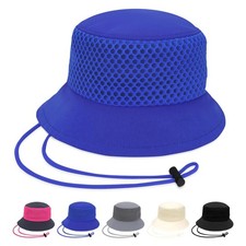 Breathable Bucket Hat for Men Women Lightweight Mesh Sun Hat for Beach Garden...