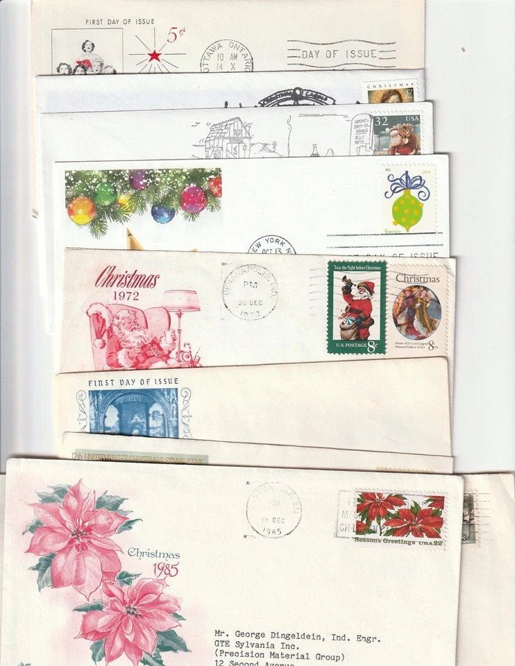 (10) WORLDWIDE FIRST DAY OF ISSUE CHRISTMAS COVERS - Image 3 of 4