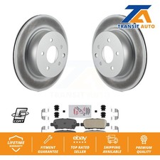 Rear Coat Brake Rotor Ceramic Pad Kit For INFINITI Nissan Maxima G37 QX50 EX35 Z