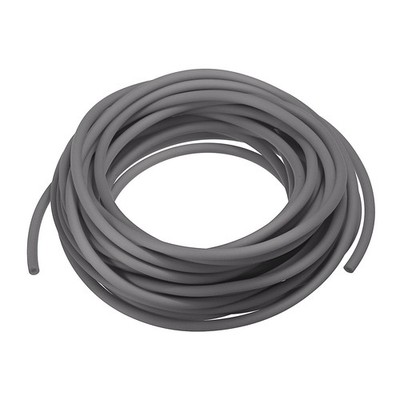 Rubber Cord Tube, 16ft Hollow Tubing 3mm OD 1.5mm ID for DIY Craft, Gray