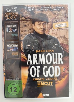 ARMOUR OF GOD - Chinese Zodiac - Uncut - DVD - 3-Disc Set - Jackie Chan