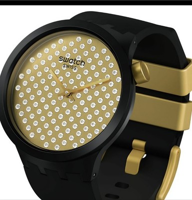 Swatch Big Sparkle Bold Limited Edition SO27Z102 With Swarovski 