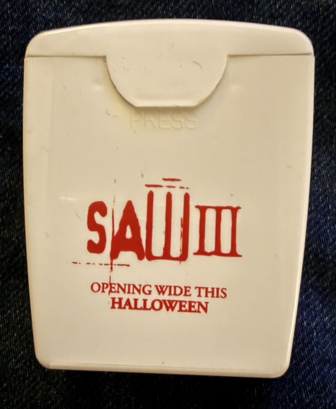 Rare Saw 3 Movie Promo Dental Floss & SAW DVD Lot