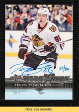 2015 Upper Deck Buybacks Buyback Young Guns 35/86 Teuvo Teravainen #214 Auto 0a6