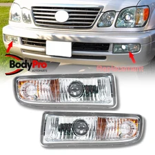 For 1998-2007 Lexus LX470 Fog Light Lamp DRL Turn Signal Assembly Left+Right