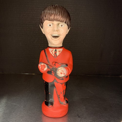 Beatles Paul McCartney Schaumbad Seife Soaky Colgate Flasche 1965 Vintage