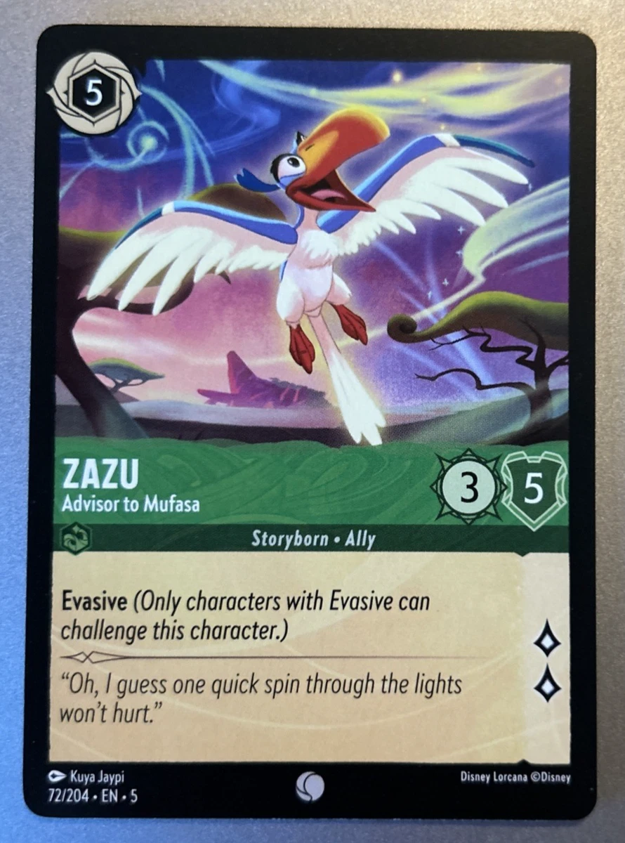 Zazu - Advisor to Mufasa 72/204 Shimmering Skies for sale | eBay