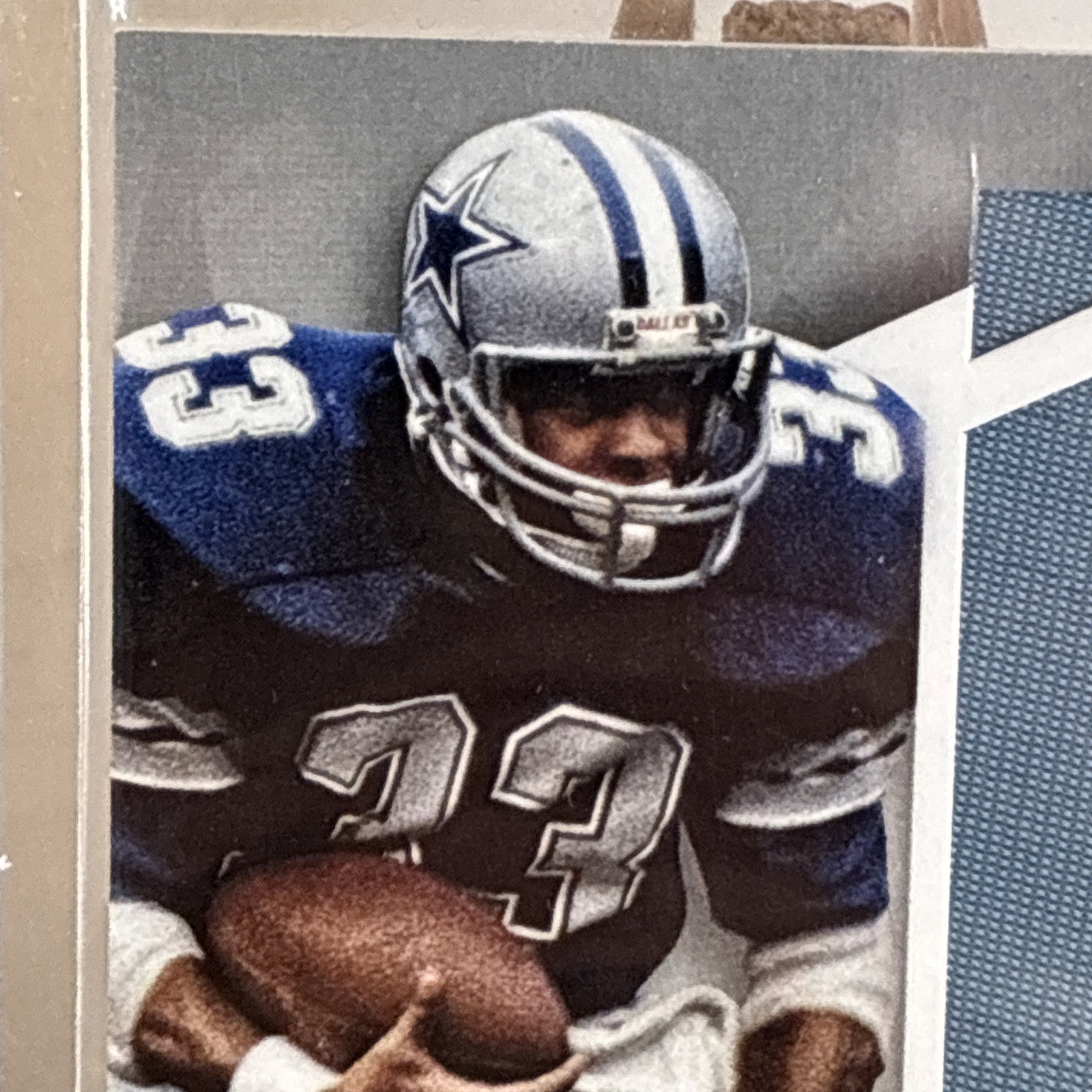 Tony Dorsett 2015 Certified Fabric of the Game Jersey card 32/99 Cowboys HOF view 2