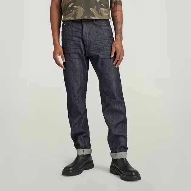 G-Star RAW Grip 3D Relaxed Tapered Jeans Mens Dark Indigo Raw Denim NWT