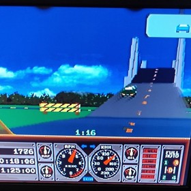 Retro racing game! Sega Saturn software &ldquo;Race Drivin&rdquo;