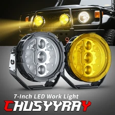 2x 7-inch LED Work Light Bar Flood/Spot Combo Beam Fits Can-Am Maverick X3 Truck