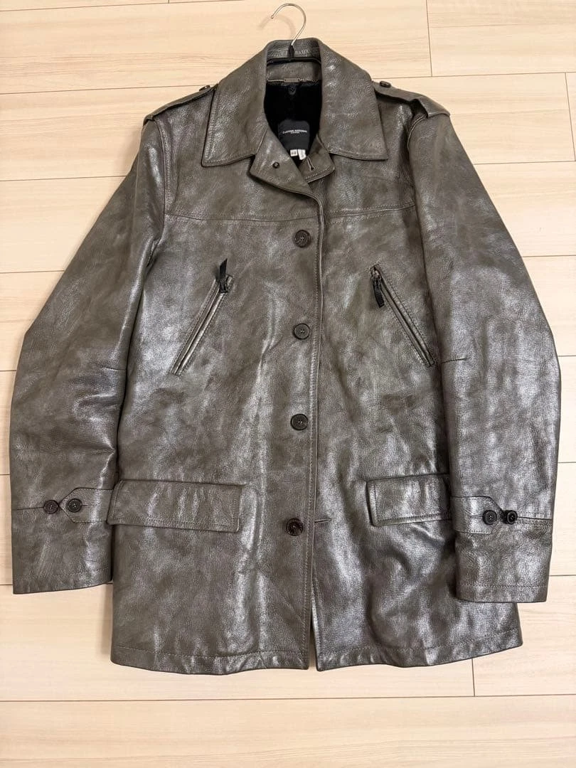 Costume National Coats, Jackets & Vests Leather Outer Shell for